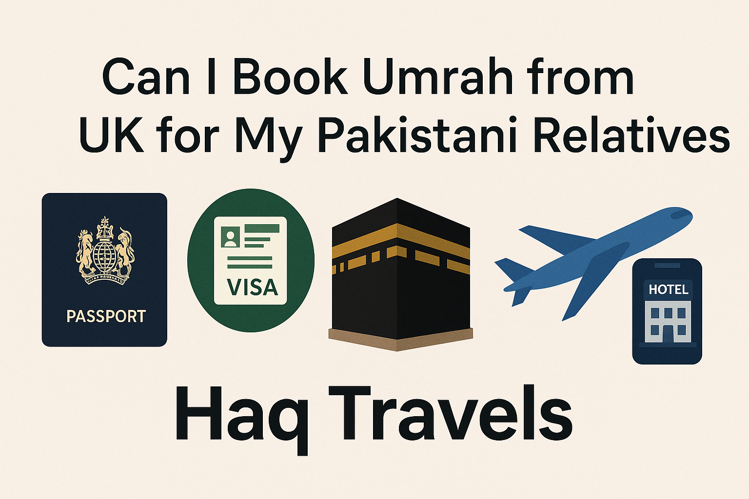 Can I Book Umrah from USA for My Pakistani Relatives?